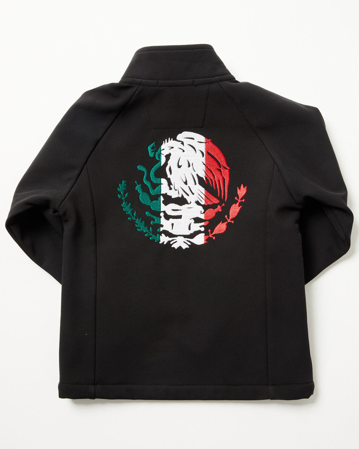 Image #4 - RANK 45® Toddler Boys' Mexico Flag Seal Softshell Jacket, Black, hi-res