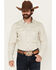 Image #1 - Cody James Men's Rex Striped Long Sleeve Snap Western Shirt, Cream, hi-res