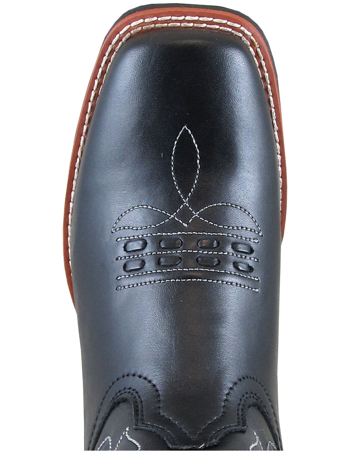 Image #2 - Smoky Mountain Women's Shelby Western Boots - Square Toe, Black, hi-res