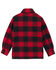 Image #2 - Wrangler Boys' Buffalo Plaid Print Long Sleeve Snap Shirt Jacket, , hi-res
