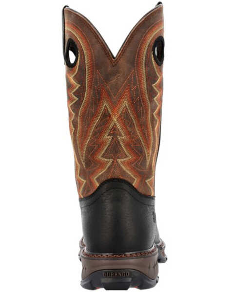 Image #5 - Durango Men's Maverick XP Western Work Boots - Soft Toe , Black, hi-res