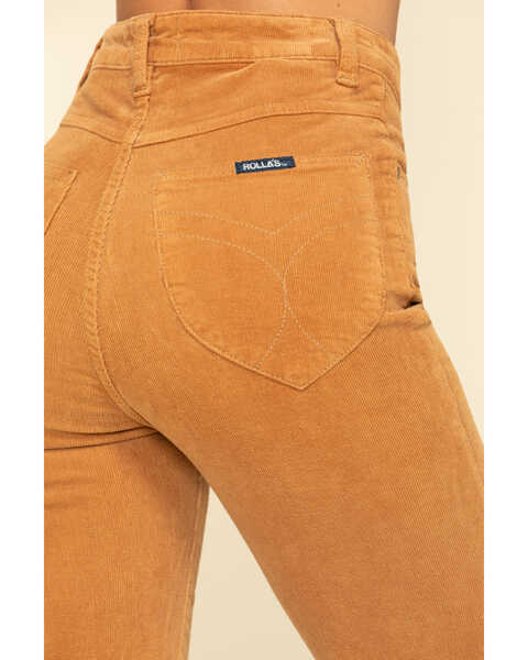 Image #4 - Rolla's Women's Corduroy Flare Jeans, Tan, hi-res