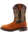 Image #2 - Ariat Men's WorkHog&reg; XT H20 Boots - Broad Square Toe, Dark Brown, hi-res