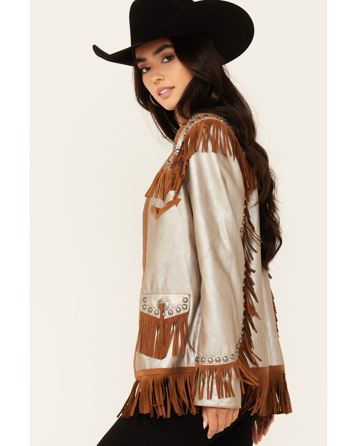 Image #2 - Double D Ranch Women's Silver Ryder Jacket, Silver, hi-res