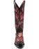 Image #4 - Ferrini Women's Masquerade Western Boots - Snip Toe, Red, hi-res