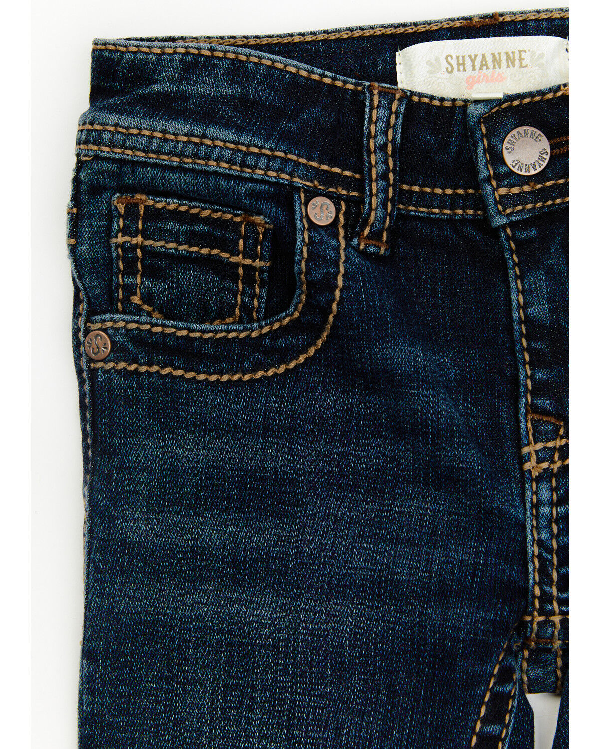 Image #2 - Shyanne Toddler Girls' Medium Wash Stretch Bootcut Riding Jeans, , hi-res