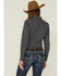 Roper Women's Black Floral & Paisley Snap Western Shirt, Black, hi-res