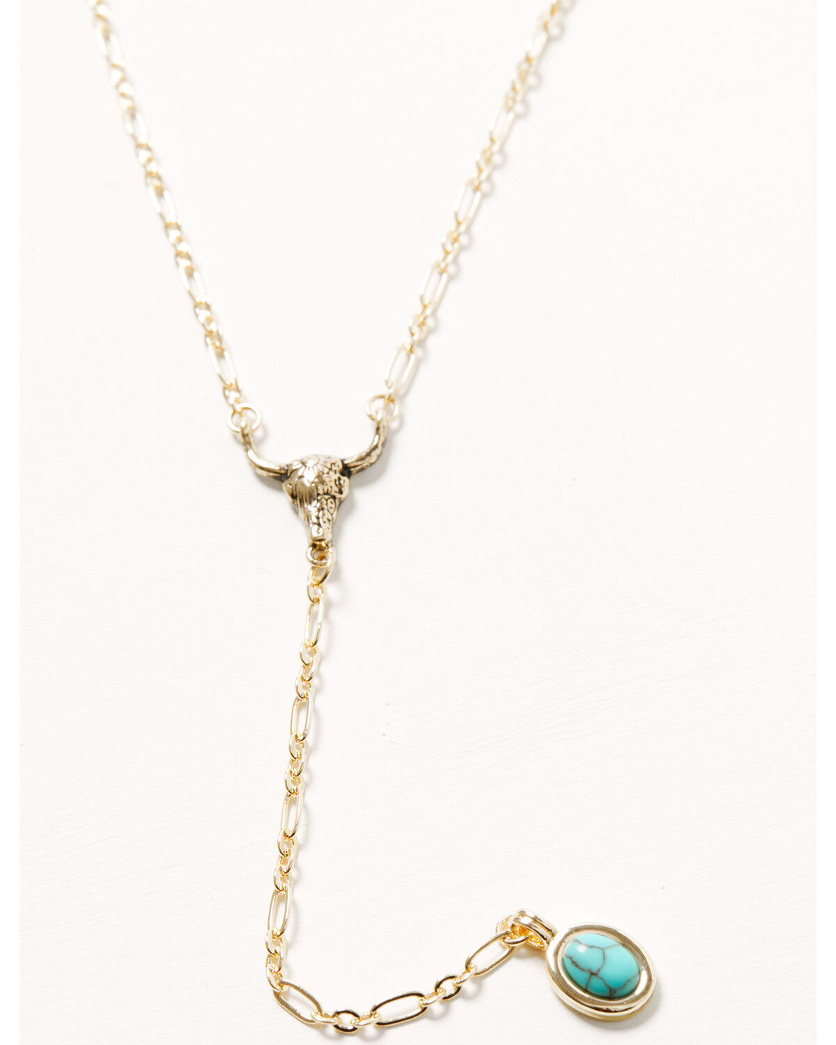 Image #1 - Shyanne Women's Golden Charm Necklace, Gold, hi-res