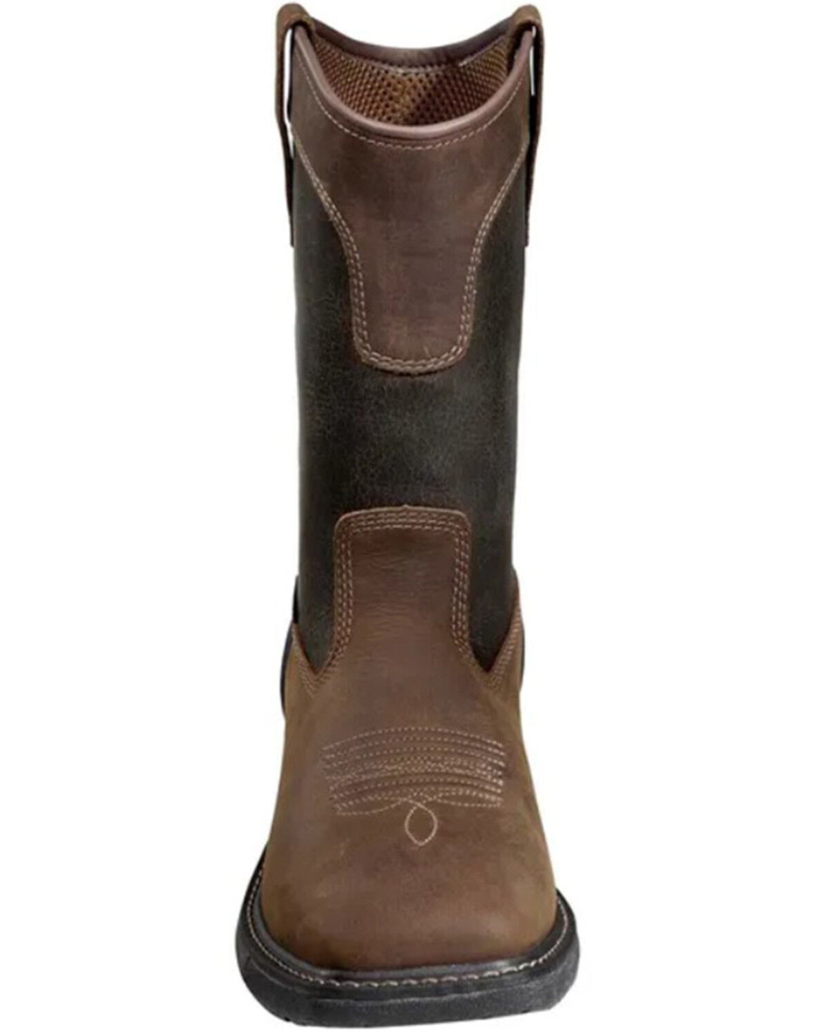 Image #4 - Carhartt Men's Montana Waterproof Wellington Work Boots - Steel Toe, Green/brown, hi-res