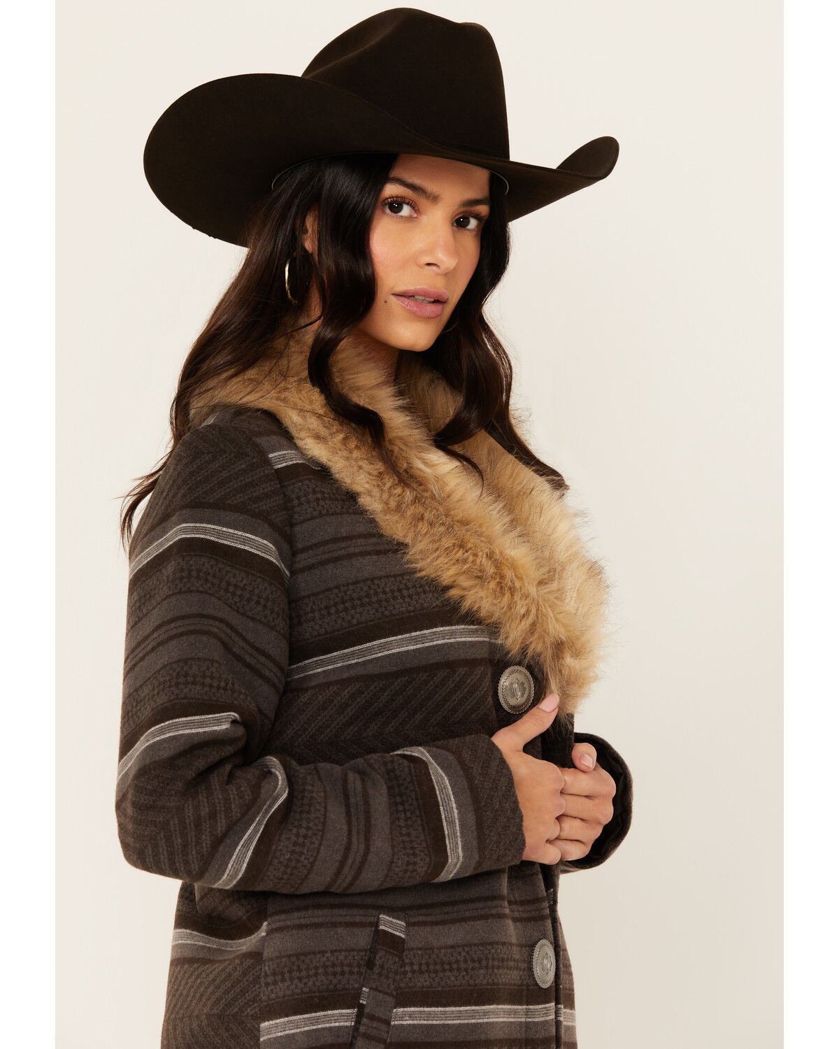 Image #2 - Cruel Girl Women's Faux Fur Jacket, , hi-res