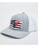 Image #1 - Salty Rodeo Men's Liberty Trucker Cap, Grey, hi-res