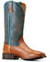 Image #1 - Ariat Men's Brandin' Ultra Exotic Western Boots - Broad Square Toe, Beige, hi-res