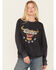 Image #1 - Coors Women's Banquet Logo Graphic Crewneck Sweatshirt, Black, hi-res