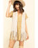 Image #1 - Vocal Women's Studded Fringe Vest, Sand, hi-res