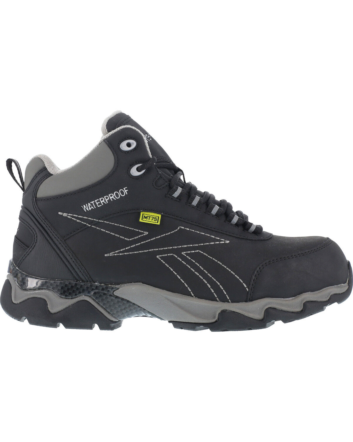 Image #3 - Reebok Women's Beamer Waterproof Athletic Met Guard Hiker Boots - Composite Toe, Black, hi-res