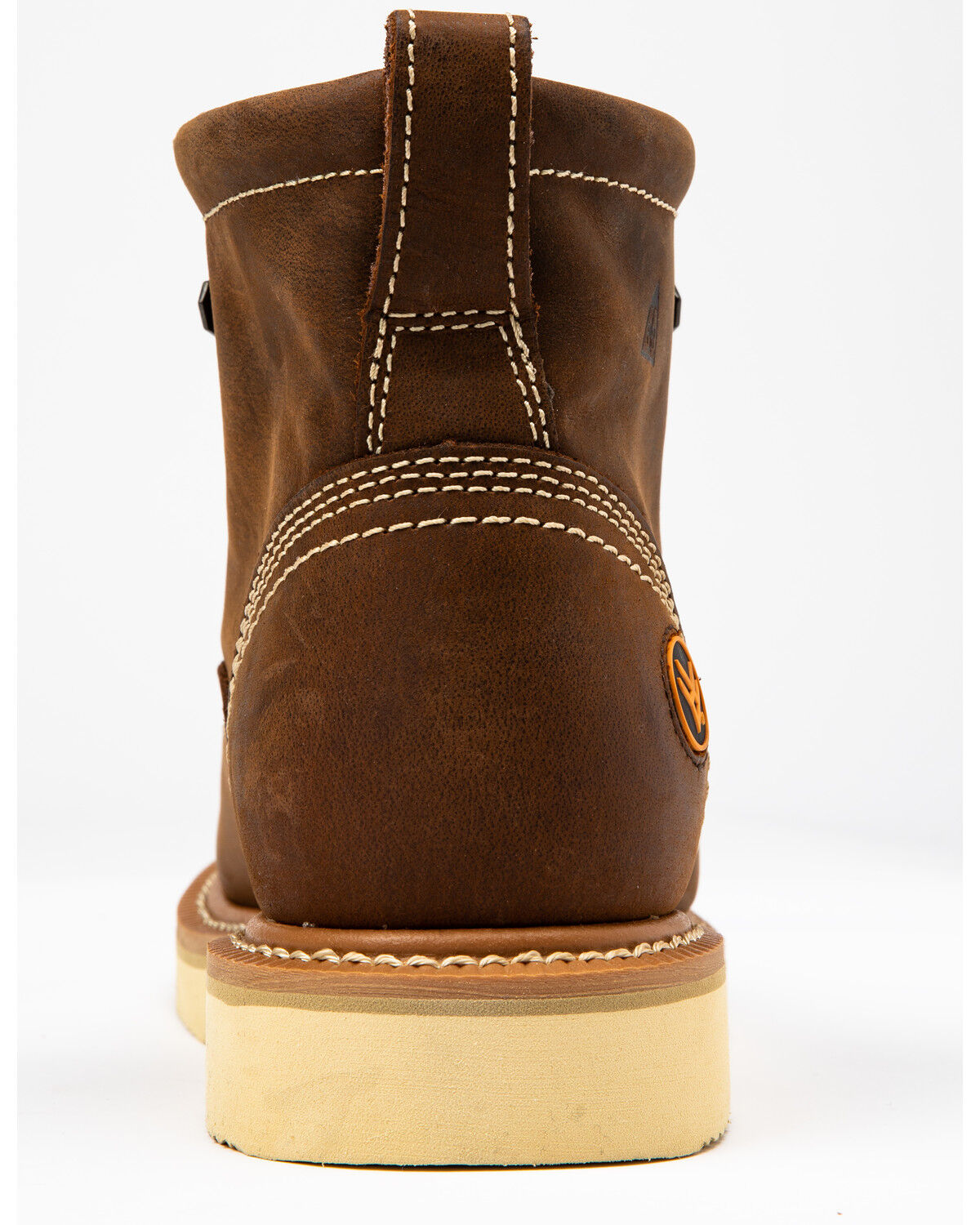Image #5 - Hawx Men's 6" Lacer Work Boots - Soft Toe, Brown, hi-res