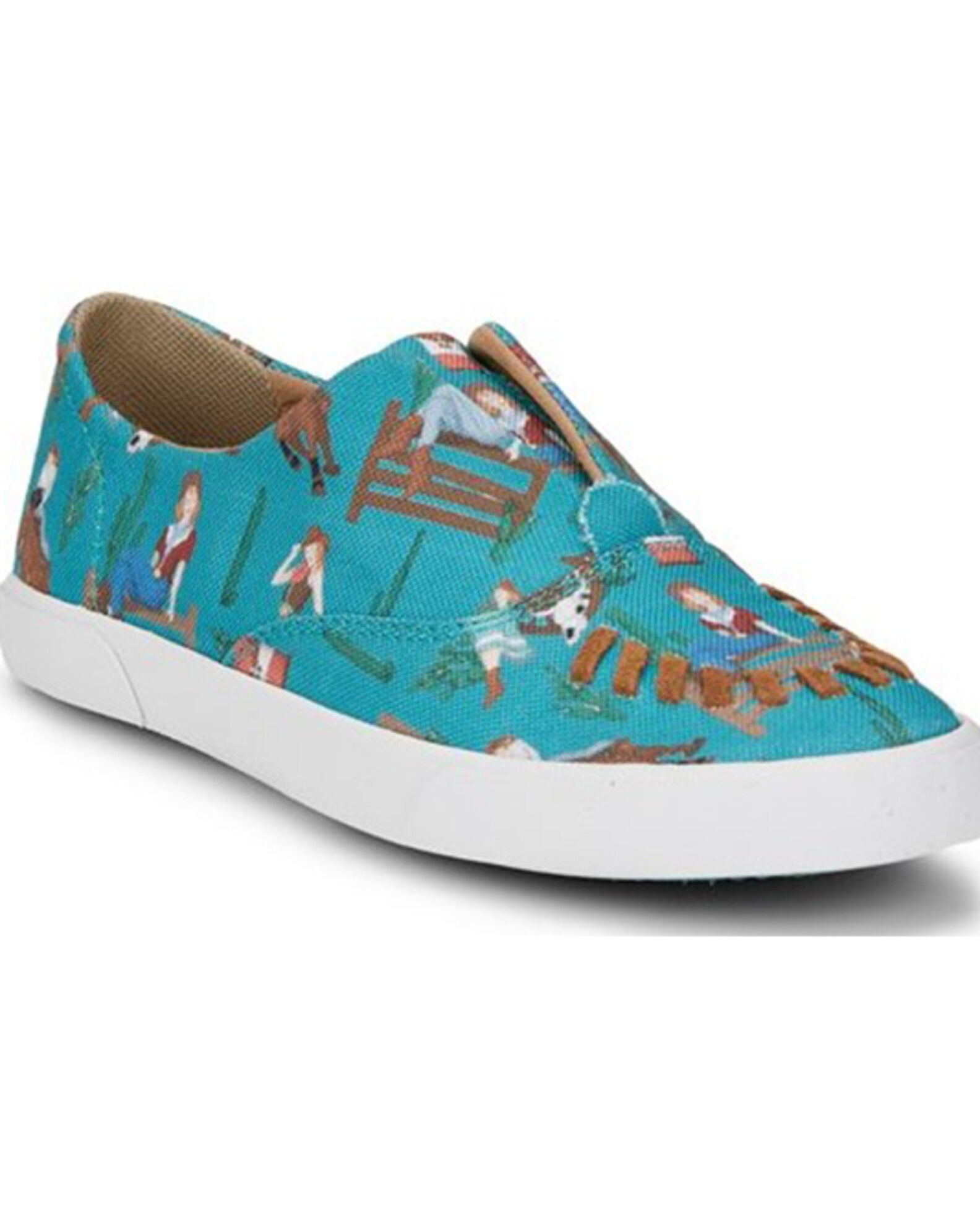 Reba by Justin Women s Alice Cowgirl Print Casual Slip On Shoe