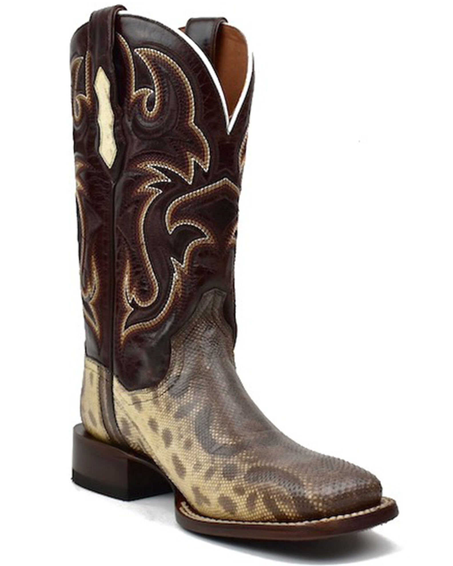 Dan Post Women s Karung Exotic Western Boots Broad Square Toe