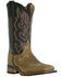 Image #2 - Laredo Men's Lodi Western Boots - Broad Square Toe, Taupe, hi-res