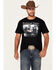 Image #1 - Riot Society Men's Political Party Short Sleeve Graphic T-Shirt, Black, hi-res
