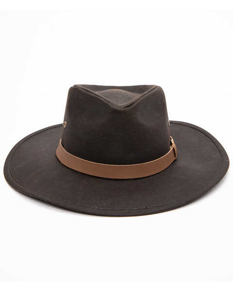 Image #5 - Outback Trading Co Men's Kodiak Oilskin Sun Hat, Brown, hi-res