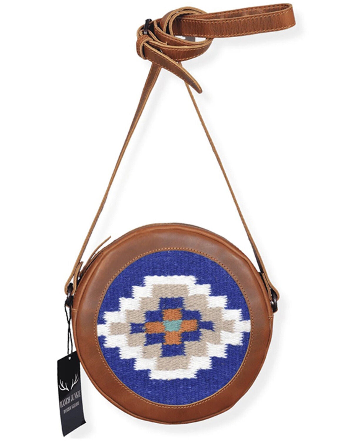 Image #4 - Ranch Junkie Women's Dakota Saddle Canteen Crossbody Bag, Multi, hi-res