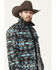 Image #4 - Rock & Roll Denim Men's Quilted Southwestern Snap Jacket, Taupe, hi-res