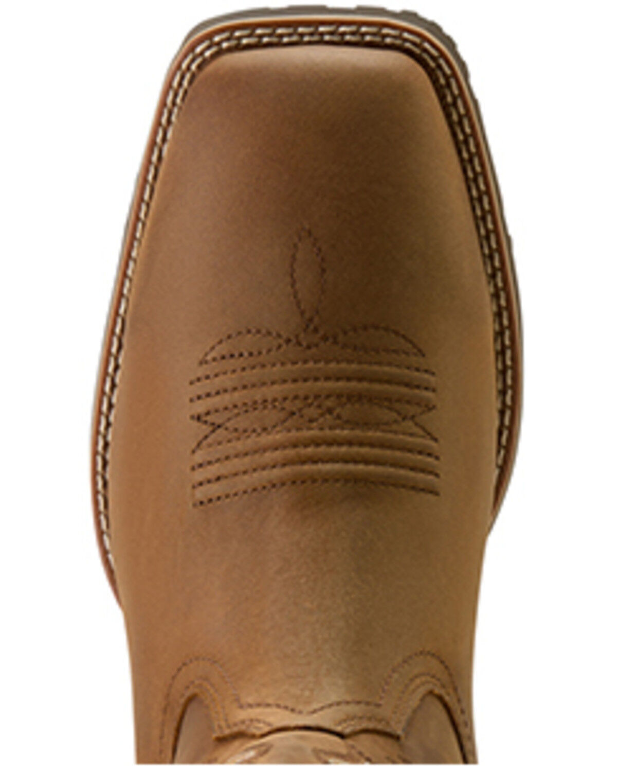 Image #4 - Ariat Men's Hybrid Ranchway Waterproof Performance Western Boots - Broad Square Toe, Brown, hi-res