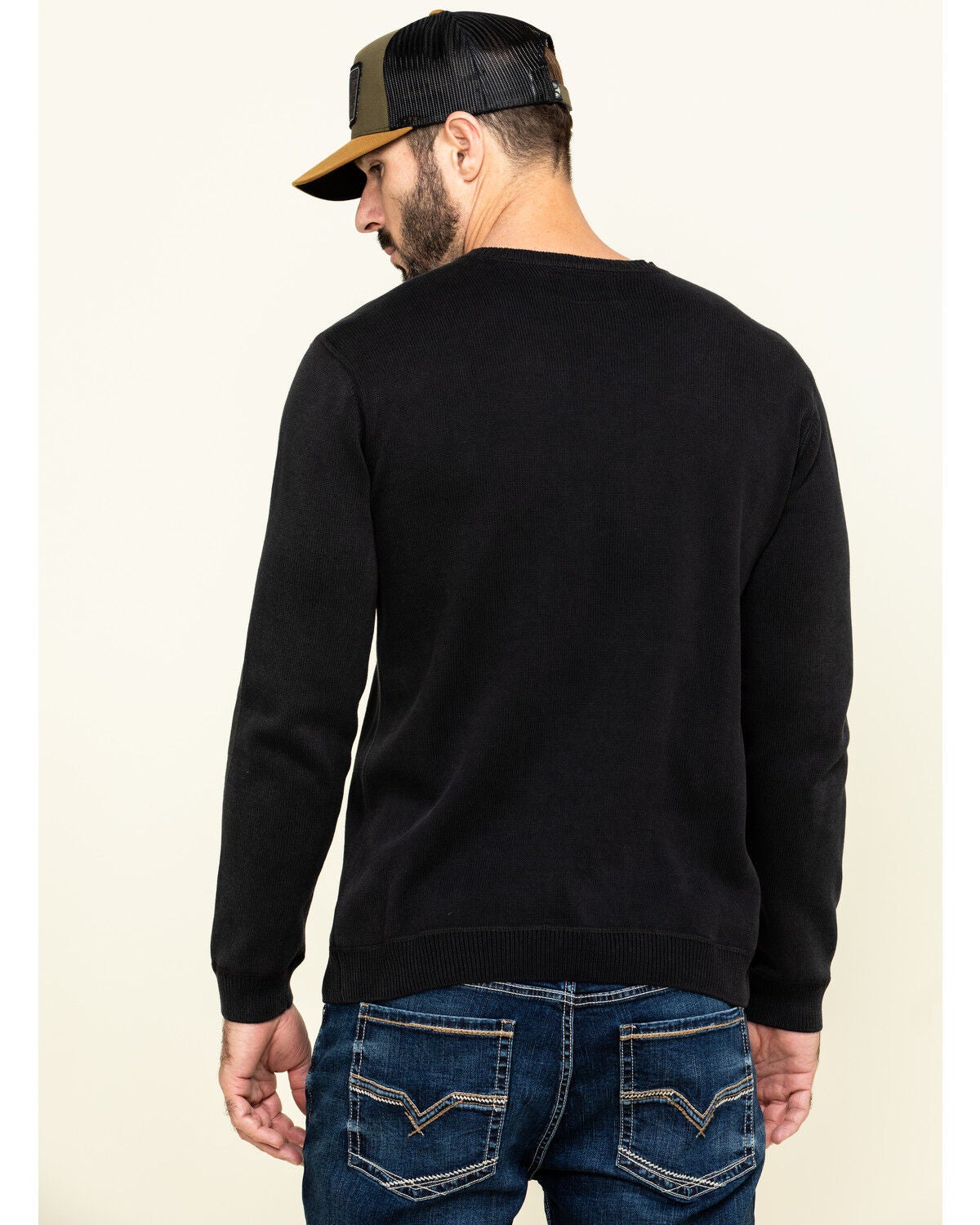 Image #2 - Cody James Men's Homestead Distressed Washed Sweatshirt , , hi-res