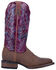 Dan Post Women's Pasadena Western Boots - Wide Square Toe, Brown, hi-res