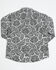 Image #3 - Cody James Toddler Boys' Botanical Paisley Print Long Sleeve Snap Western Shirt, Black, hi-res