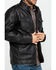 Cody James Men's Backwoods Distressed Faux Leather Moto Jacket , Brown, hi-res
