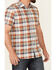 Pendleton Men's Truman Large Multi Plaid Short Sleeve Button-Down Western Shirt , Multi, hi-res