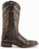 Image #2 - Ferrini Men's Jeese Brown Alligator Print Western Boots - Broad Square Toe, Brown, hi-res