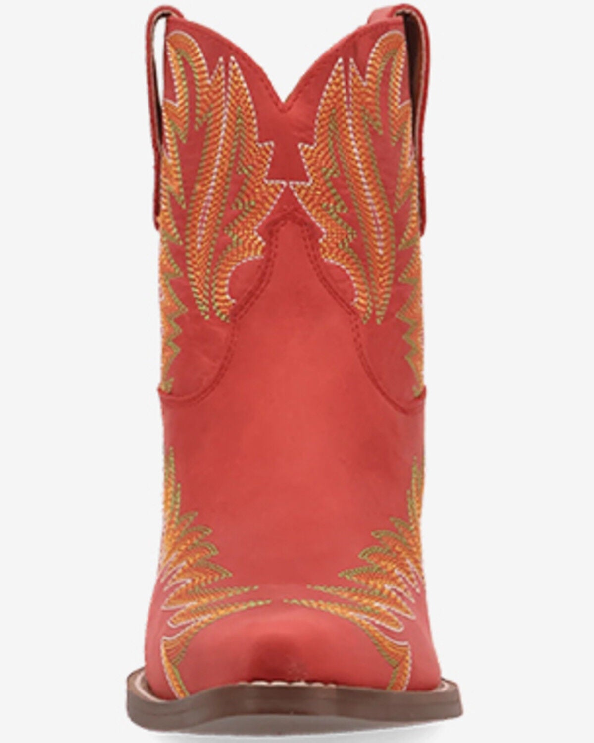 Image #4 - Dingo Women's Laurel Western Booties - Snip Toe, Red, hi-res