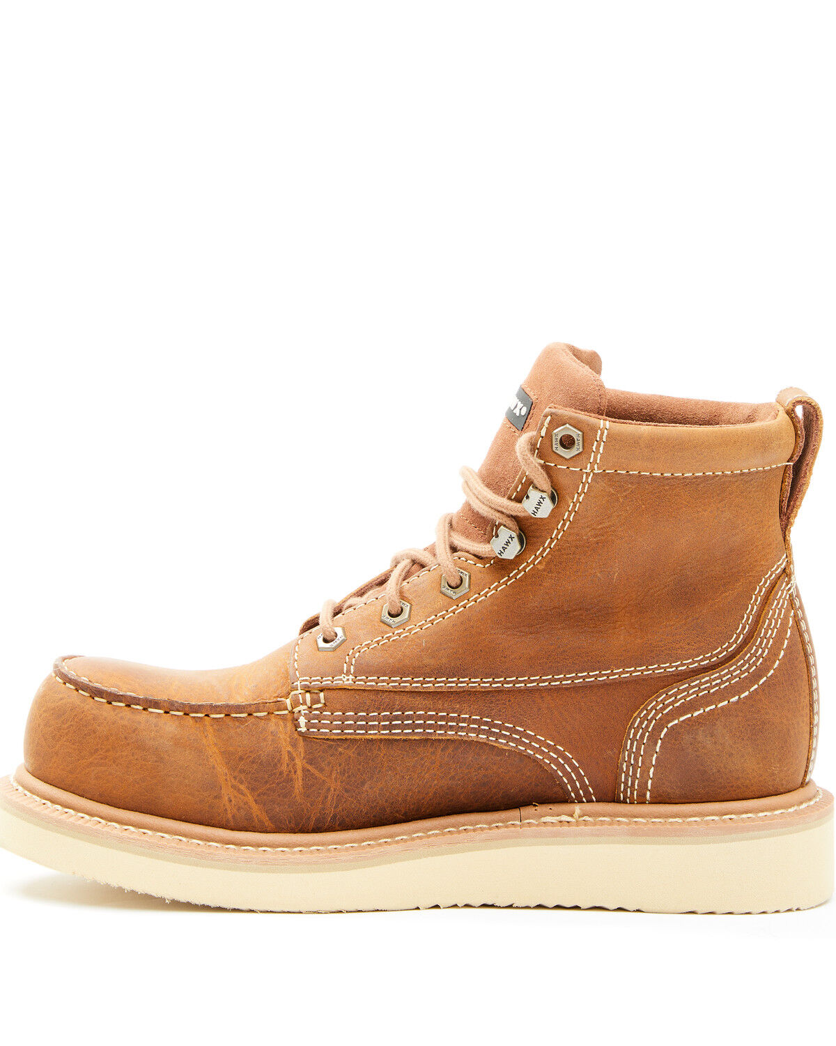 Image #3 - Hawx Men's 6" Grade Work Boots - Composite Toe, Brown, hi-res