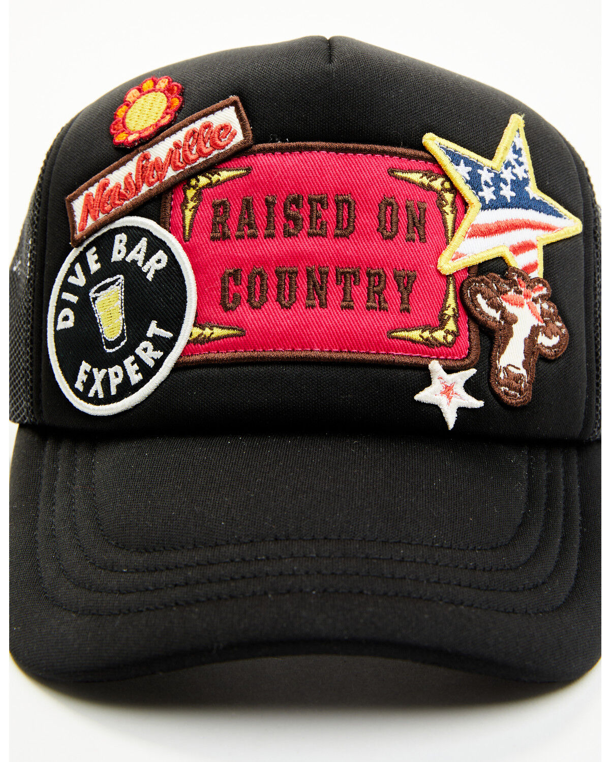 Image #2 - Idyllwind Women's Raised on Country Ball Cap, Black, hi-res