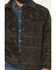 Image #3 - Cinch Men's Southwestern Print Trucker Snap Jacket, Charcoal, hi-res