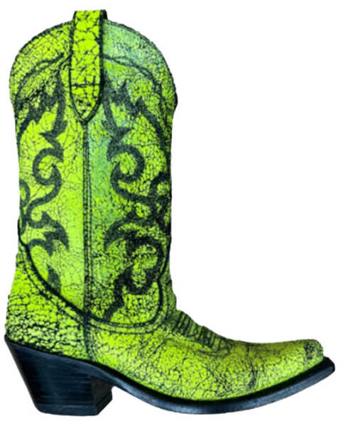 Liberty Black Women's Sienna Western Boots - Round Toe, Green, hi-res