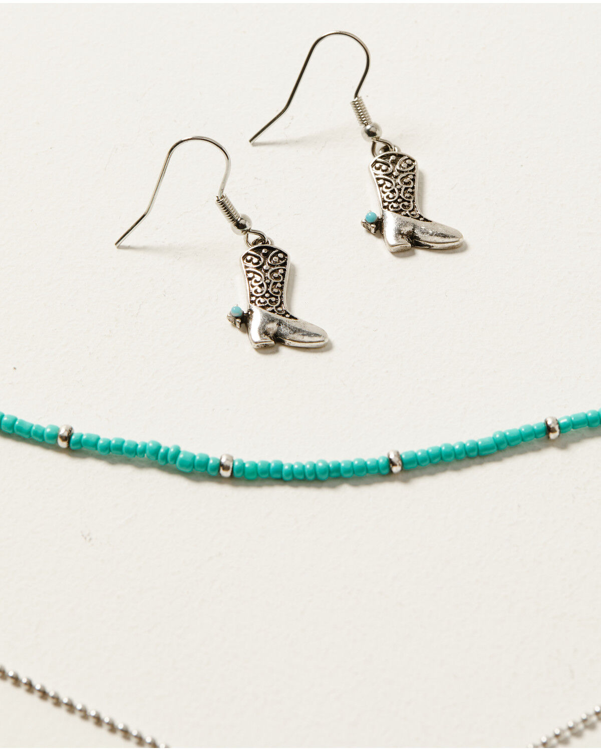 Image #3 - Shyanne Women's Cowgirl Bead Jewelry Set - 2-Piece, Turquoise, hi-res