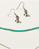 Image #3 - Shyanne Women's Cowgirl Bead Jewelry Set - 2-Piece, Turquoise, hi-res