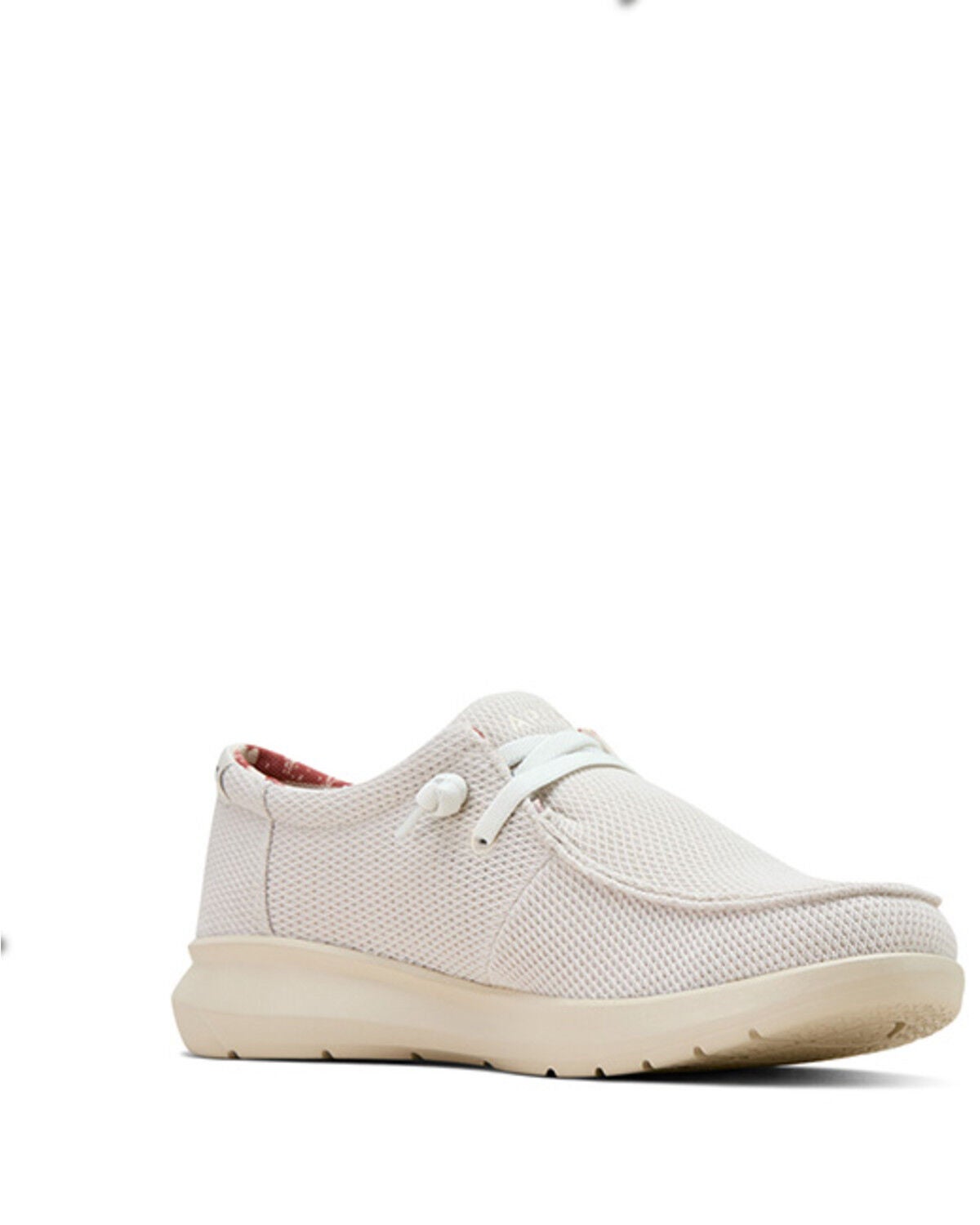 Ariat Men's Hilo Mesh Casual Shoes - Moc Toe, Ivory, hi-res