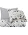 Image #3 - HiEnd Accents Black Ranch Life Western Toile Reversible 3-Piece King Quilt Set, Black, hi-res