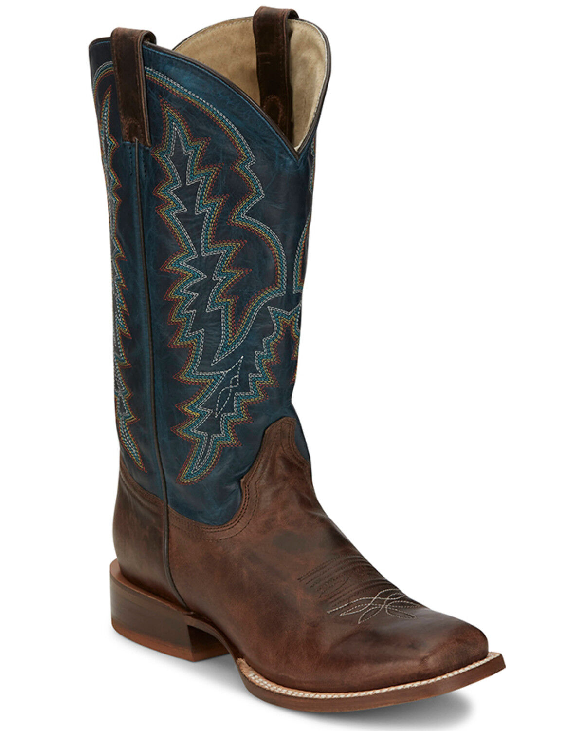 Image #1 - Tony Lama Men's Camarillo Western Boots - Broad Square Toe, Brown, hi-res