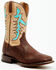 Image #1 - Dan Post Men's Exotic Shark Western Boots - Broad Square Toe, Dark Brown, hi-res
