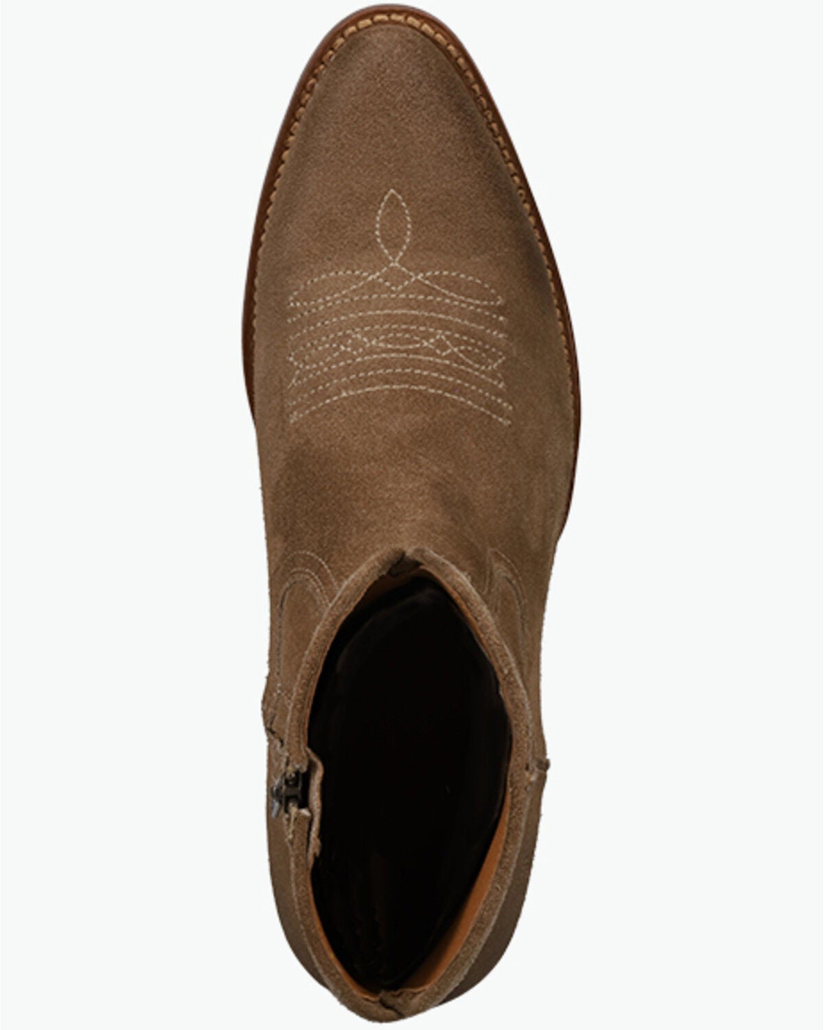 Image #6 - Frye Men's Austin Inside Zip Casual Boots - Round Toe, Mushroom, hi-res