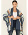 Image #1 - Tasha Polizzi Women's Topaz Ventura Serape Kimono Cardigan , Blue, hi-res