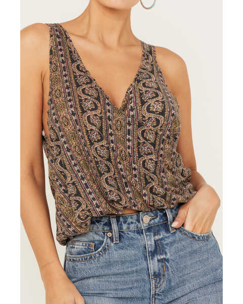 Image #3 - Free People Women's Your Twisted Tank , Black, hi-res