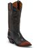 Tony Lama Women's Emilia Western Boots - Pointed Toe, Black, hi-res