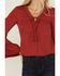 Image #3 - Idyllwind Women's Cedar Lace-Up Top, Chilli, hi-res